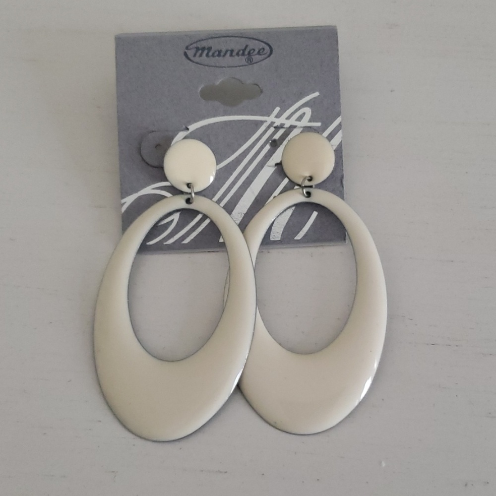 White Earrings